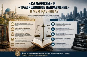 «Салафизм» и «традиционное направление»: в чем разница?