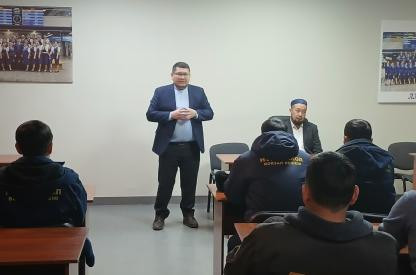 Нұрлы жол вокзал кешенінің қызметкерлерімее кездесу